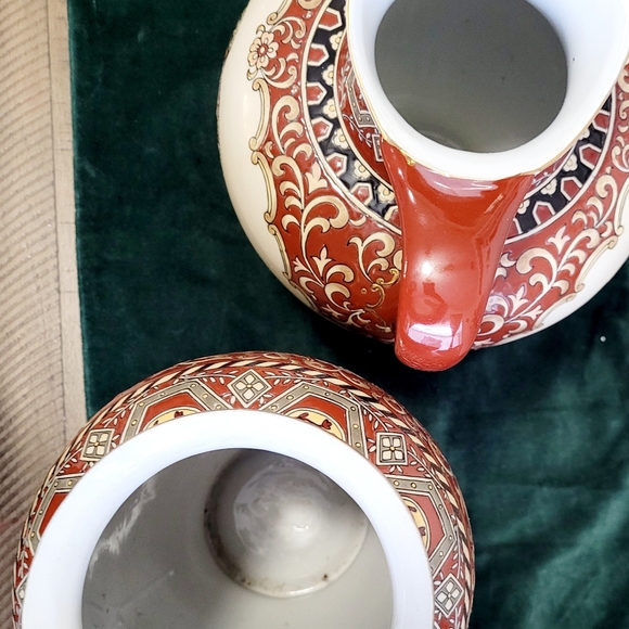 Elephant Vase Set of 2 Signature Home Collection Unusual - Picture 6 of 8